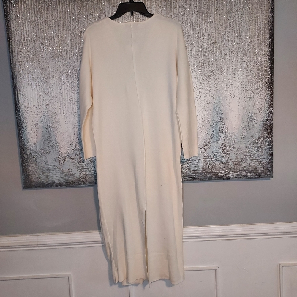 Zara Front Rolled Seam knit Midi Dress - Picture 9 of 10